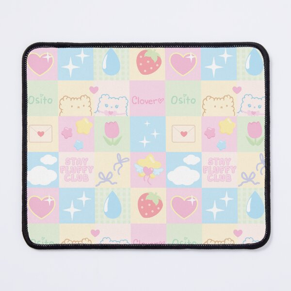 Item preview, Stay Fluffy Club Kawaii Quilt Pattern designed and sold by GlitterBones.