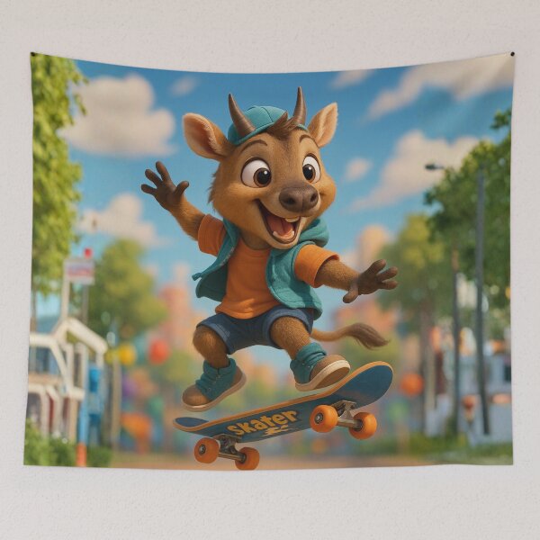 Artikelvorschau, Skater Nilgai entworfen und verkauft von Sillytoe.