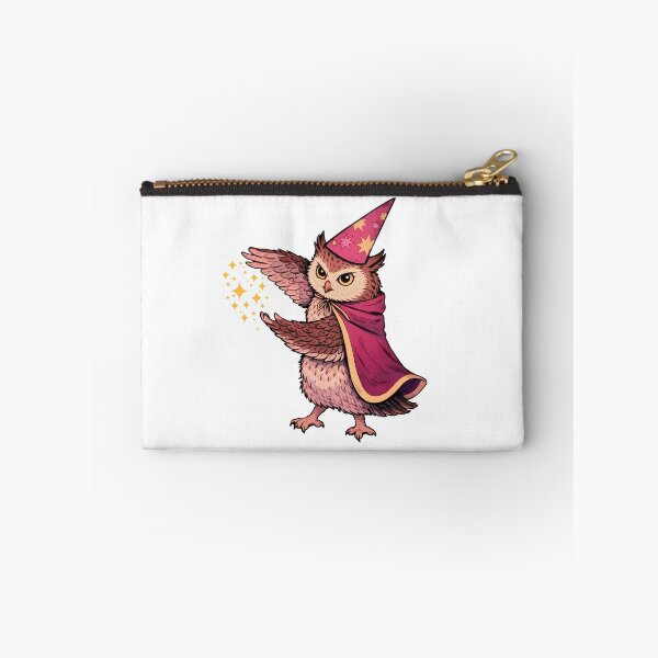 Item preview, Magic Owl Wizard with Sparkles – Cute Fantasy Illustration designed and sold by Senkov.
