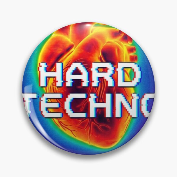 Item preview, Hard Techno Soft Heart Thermal Heatmap Pixel Art designed and sold by RaveNamaste.
