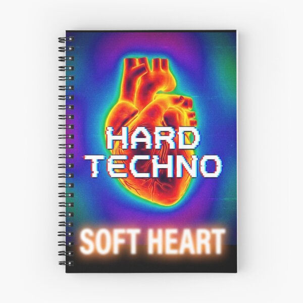 Item preview, Hard Techno Soft Heart Thermal Heatmap Pixel Art designed and sold by RaveNamaste.