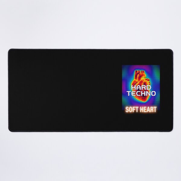 Item preview, Hard Techno Soft Heart Thermal Heatmap Pixel Art designed and sold by RaveNamaste.