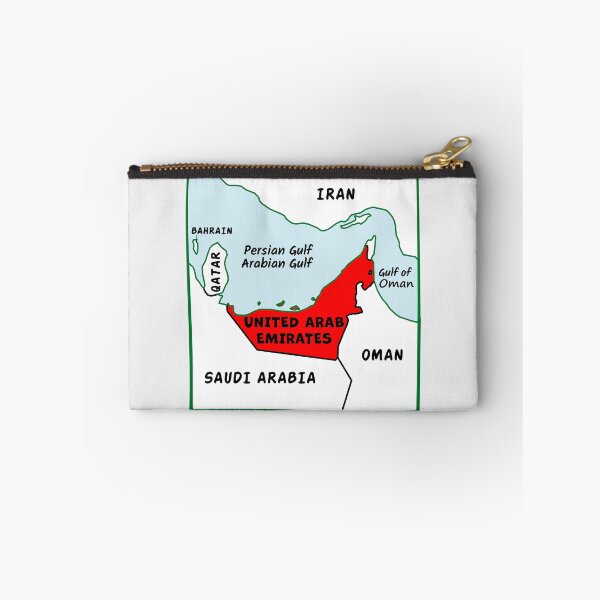 Item preview, United Arab Emirates Map - UAE Pride Minimalist Design designed and sold by mashmosh.