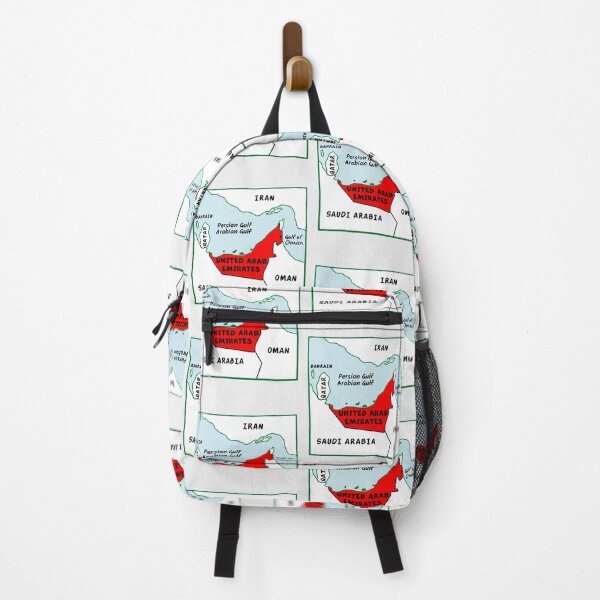 Item preview, United Arab Emirates Map - UAE Pride Minimalist Design designed and sold by mashmosh.