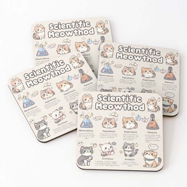 Item preview, Scientific Meowthod Cat Lover Science Education designed and sold by Retro Rascals Co..
