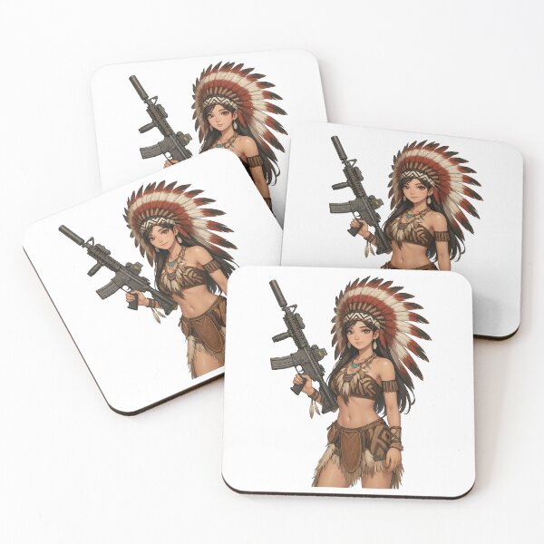 Item preview, Gun of Native American designed and sold by RAWLIFEGRAPHIC.
