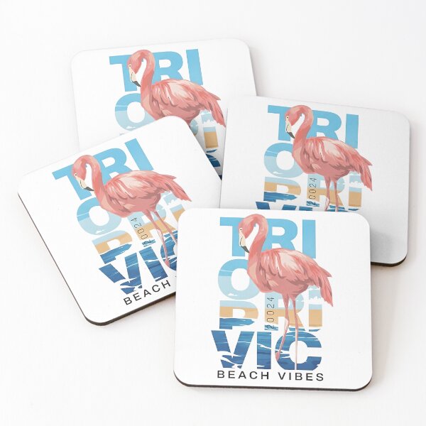 Item preview, Tropic Beach Vibes 2024: Flamingo Summer Sunset designed and sold by Mary Ney.