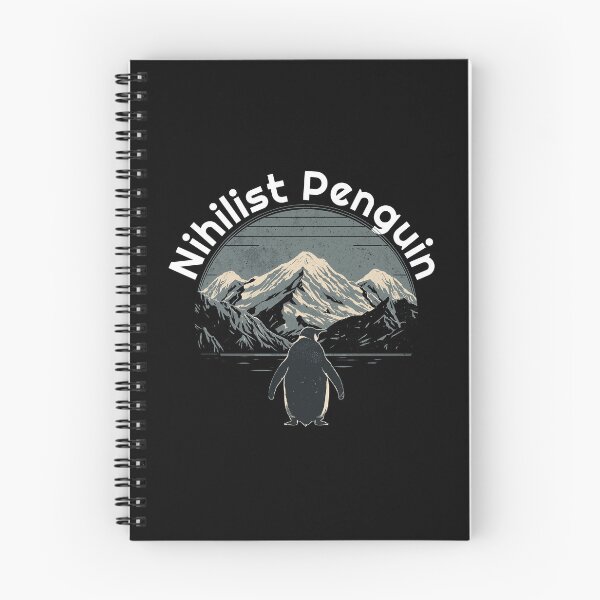 Item preview, Nihilist Penguin – Goes to the Mountain Minimal Meme designed and sold by TheHouseMaster.