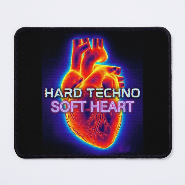 Item preview, Hard Techno Soft Heart Glowing Thermal Glitch Effect designed and sold by RaveNamaste.