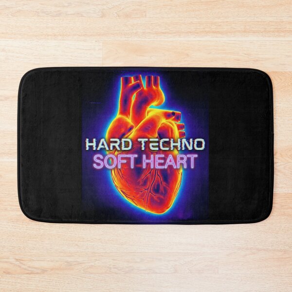 Item preview, Hard Techno Soft Heart Glowing Thermal Glitch Effect designed and sold by RaveNamaste.