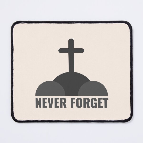 Item preview, Never Forget - Crucifixion Cross Symbol designed and sold by Shape Snip Studio.