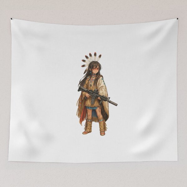 Item preview, Gun of Native American designed and sold by RAWLIFEGRAPHIC.