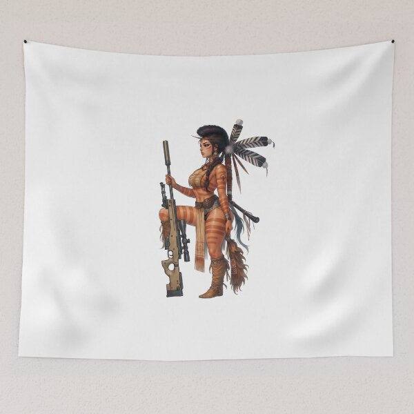 Item preview, Gun of Native American designed and sold by RAWLIFEGRAPHIC.