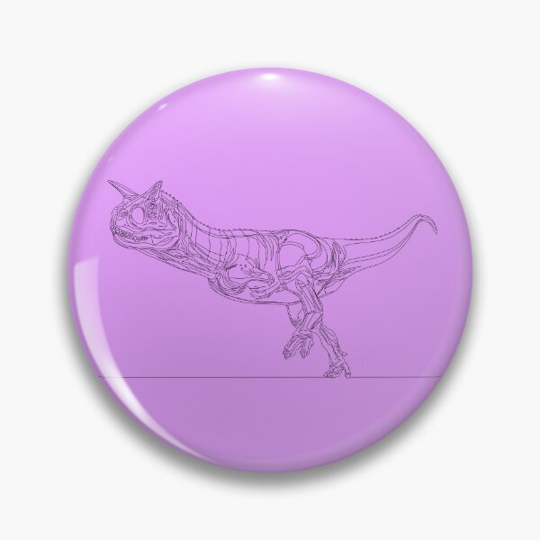 Item preview, Carnotaurus Line Art - Minimalist Dinosaur Illustration designed and sold by 1LineMS.