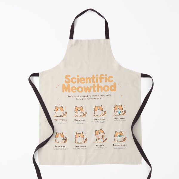 Item preview, Scientific Meowthod For Science Lovers And Cat Owners designed and sold by Retro Rascals Co..