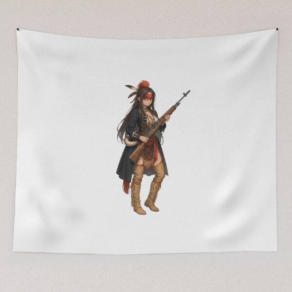 Item preview, Gun of Native American designed and sold by RAWLIFEGRAPHIC.