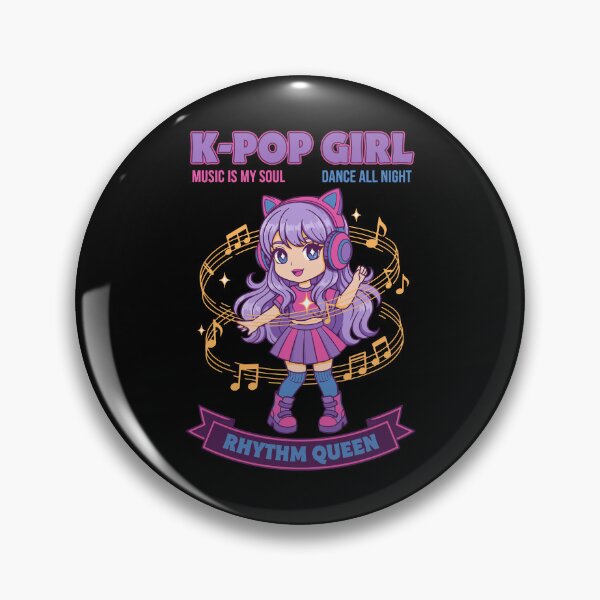 Item preview, K Pop Girl Music Is My Soul Dance All Night Rhythm designed and sold by LuminOrb.