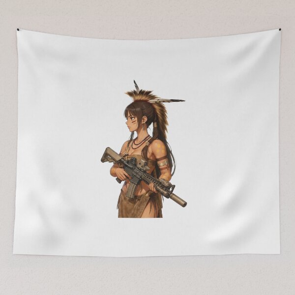 Item preview, Gun of Native American designed and sold by RAWLIFEGRAPHIC.