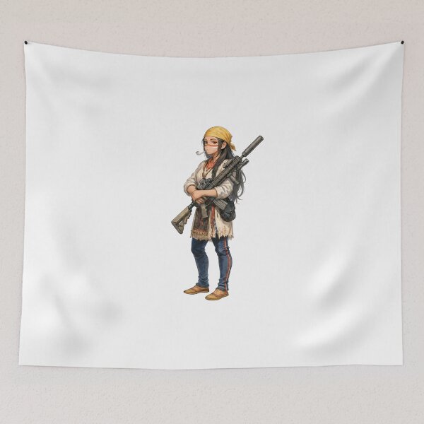 Item preview, Gun of Native American designed and sold by RAWLIFEGRAPHIC.