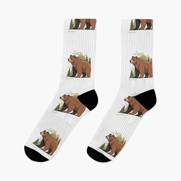 Item preview, Minimalist Wild Bear Illustration in Muted Earth Tones designed and sold by FUIRY .