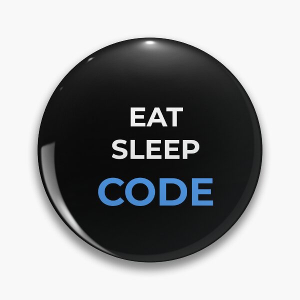 Item preview, Funny Programmer Quote – Eat Sleep Code Minimal IT Design designed and sold by LootDesigns.