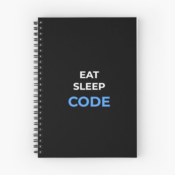 Item preview, Funny Programmer Quote – Eat Sleep Code Minimal IT Design designed and sold by LootDesigns.