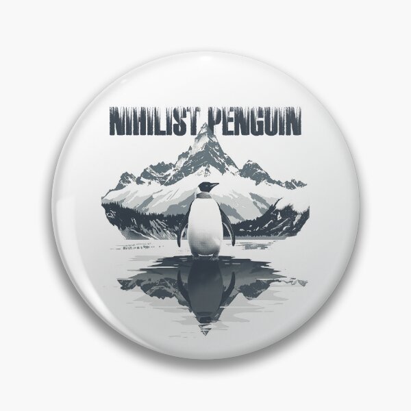 Item preview, Nihilist Penguin Goes to the Mountain - BUT WHY? designed and sold by TheHouseMaster.