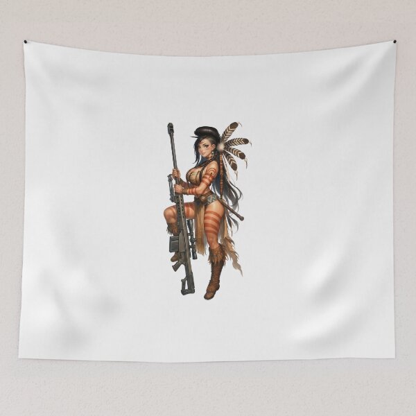 Item preview, Gun of Native American designed and sold by RAWLIFEGRAPHIC.