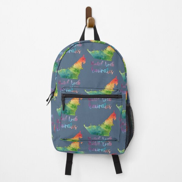 Item preview, Artistic UAE Map, Vibrant Watercolor United Arab Emirates Pride designed and sold by mashmosh.