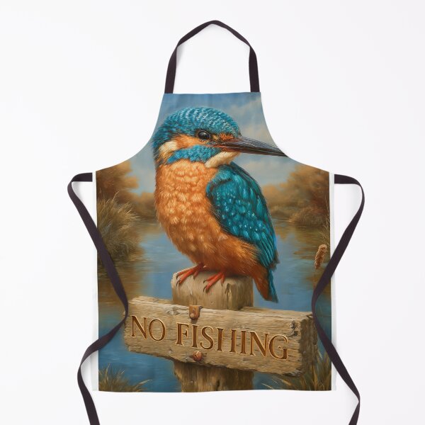 Item preview, Kingfisher - No Fishing designed and sold by PetsArt.