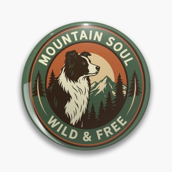 Item preview, Mountain Soul - Adventure Companion Badge designed and sold by VanSpirit.