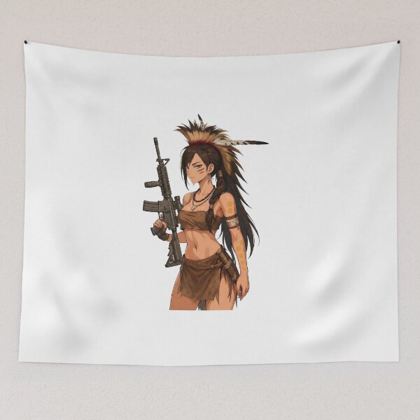 Item preview, Gun of Native American designed and sold by RAWLIFEGRAPHIC.