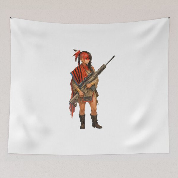 Item preview, Gun of Native American designed and sold by RAWLIFEGRAPHIC.