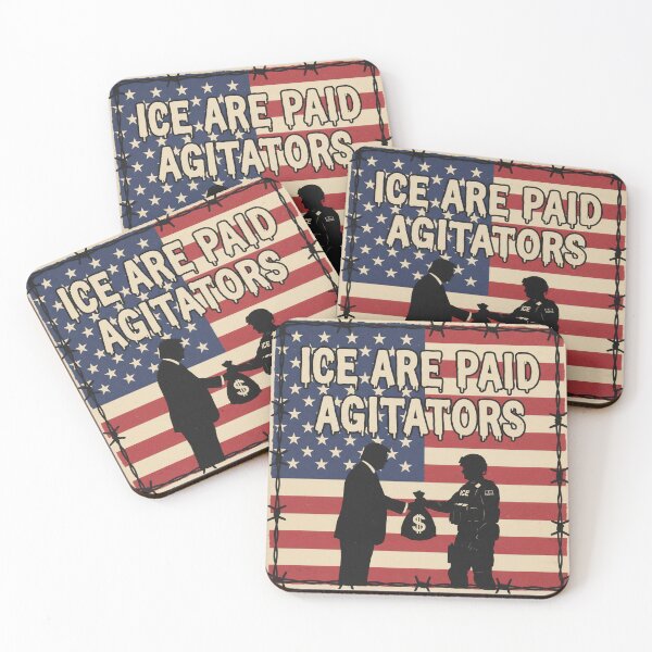 Item preview, ICE Are Paid Agitators designed and sold by ToyoTees.
