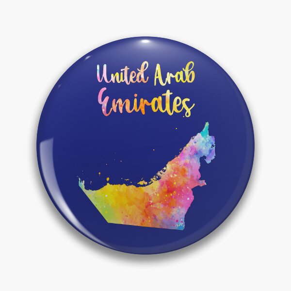 Item preview, United Arab Emirates Map - Artistic Watercolor Silhouette designed and sold by mashmosh.