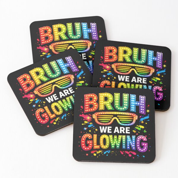 Item preview, Bruh We are Glowing in My Glowing Era Group Team Tie Dye designed and sold by gear-posters.