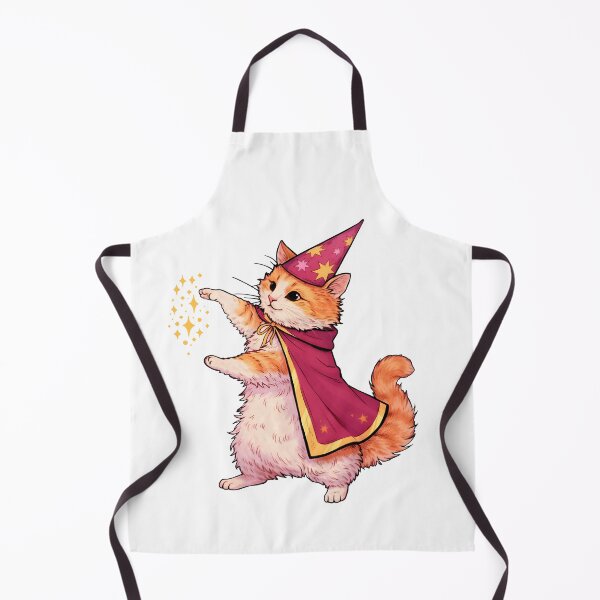 Item preview, Magic Wizard Cat Illustration designed and sold by Senkov.