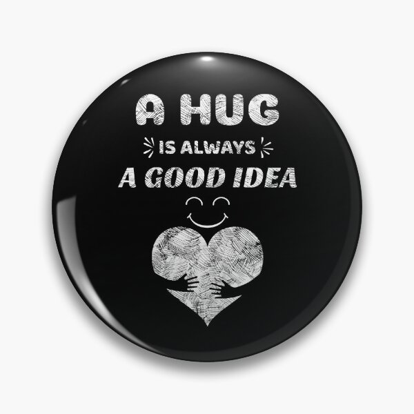 Item preview, A Hug Is Always a Good Idea Cute Heart Design designed and sold by GetGoodFit.