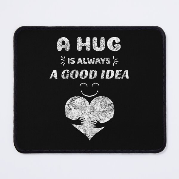 Item preview, A Hug Is Always a Good Idea Cute Heart Design designed and sold by GetGoodFit.