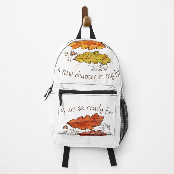 Item preview, I Am So Ready For A New Chapter Autumn Leaves Quote designed and sold by Latikshop.