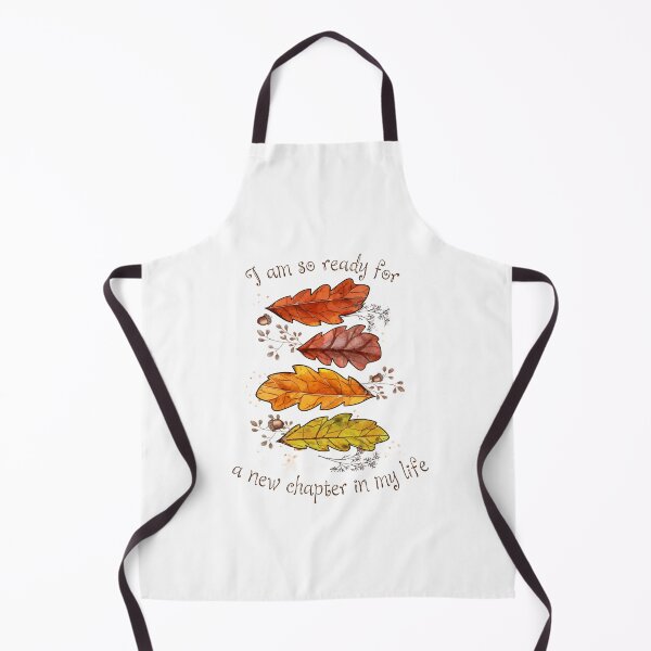 Item preview, I Am So Ready For A New Chapter Autumn Leaves Quote designed and sold by Latikshop.