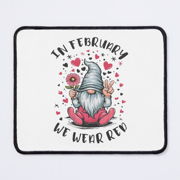 Item preview, In February We Wear Red Heart Health Awareness designed and sold by HandicraftArt.