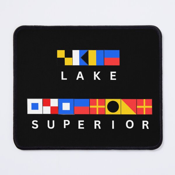Item preview, Lake Superior Nautical Flag designed and sold by TideThreadsUK.