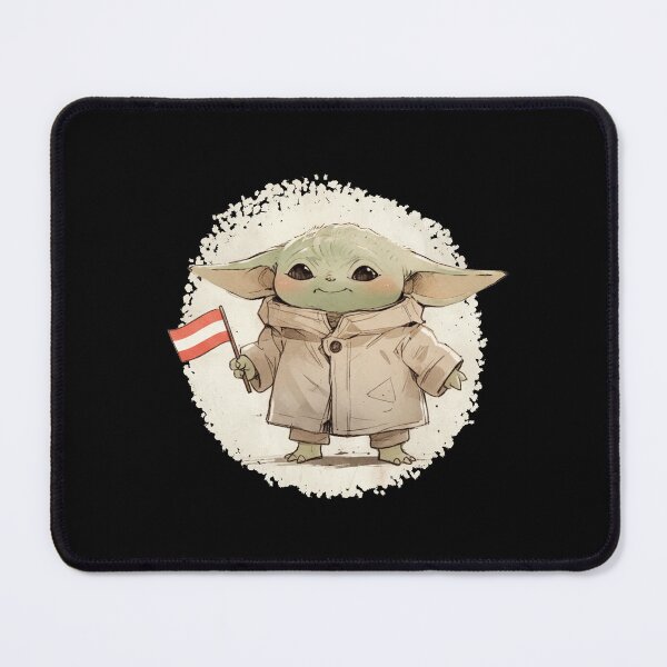 Item preview, BABY YODA AUSTRIA FLAG designed and sold by LIS AND MELIVERSO.