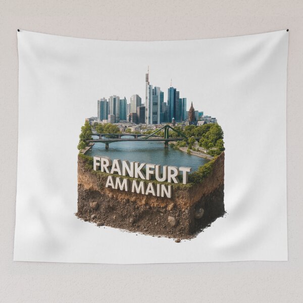 Item preview, Frankfurt am Main Diorama – Skyline of the Main metropolis designed and sold by aloefx.