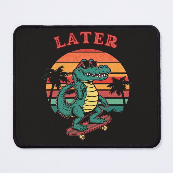 Item preview, LATER SKATER ALLIGATOR designed and sold by BKDIGITALSHOP.