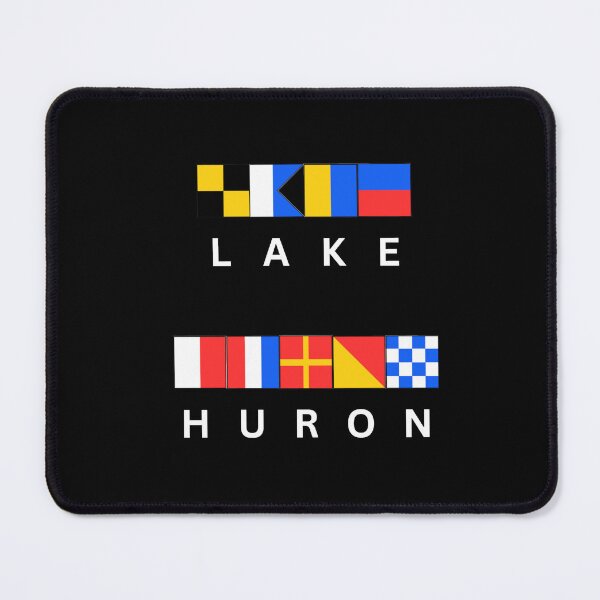 Item preview, Lake Huron Nautical Flag designed and sold by TideThreadsUK.
