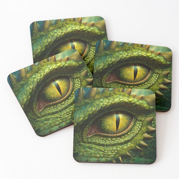 Item preview, Green Dragon Eye Close-Up designed and sold by PetsArt.