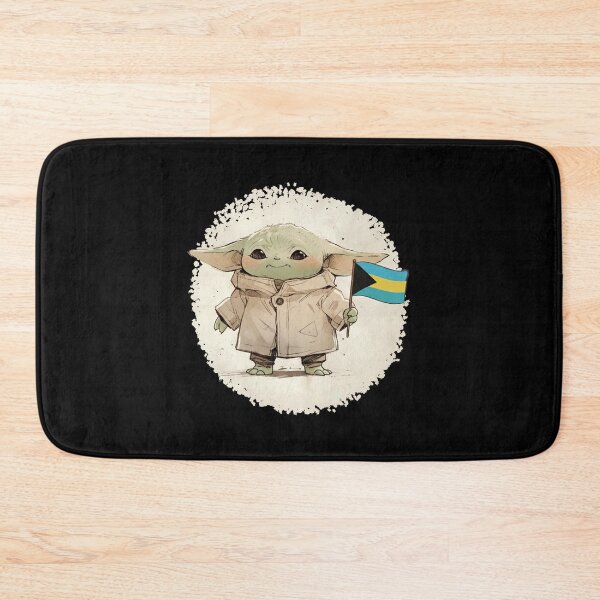 Item preview, BABY YODA BAHAMAS FLAG designed and sold by LIS AND MELIVERSO.