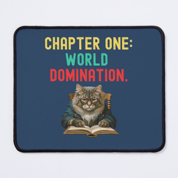 Item preview, The Cat Who Wanted to Conquer the World designed and sold by Lynn Williams.